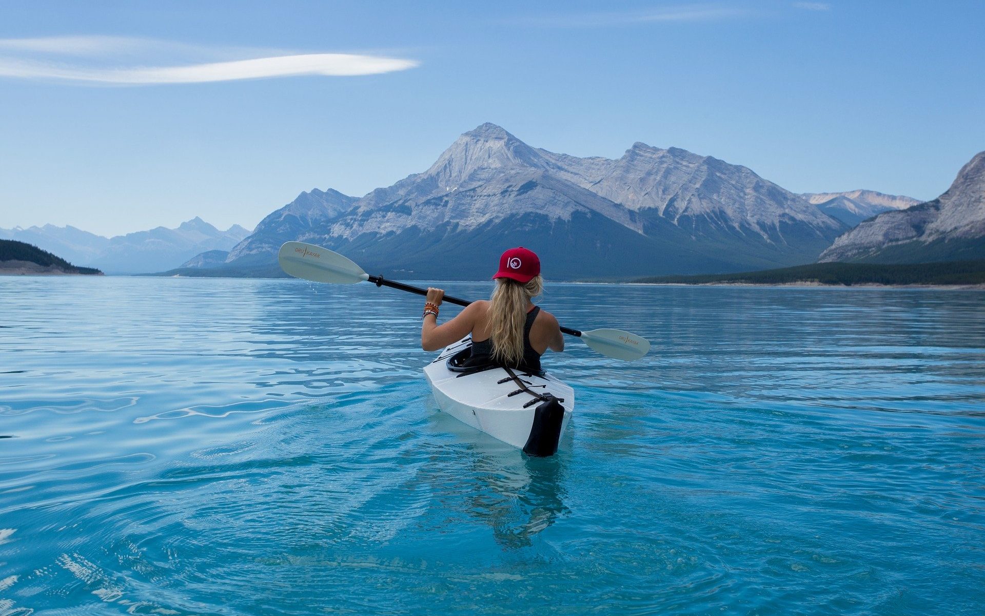 Girl on Kayak